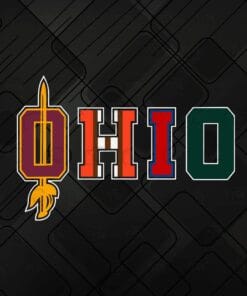 02- Ohio Cleveland Sport Teams, Cleveland Browns, Cleveland Indians , Cleveland Cavaliers Svg, Eps, Dxf, Png