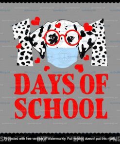 101 Days Of School Svg, Funny Dog Lover Svg, Students Teacher Gifts Svg, Customizable Layered Svg, Svg Eps Png Dxf