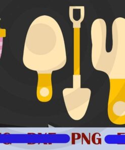 12 Design Bundles Gardening Customizable PNG