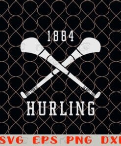 1884 Hurling, Hurling, Hurling Gaelic , Gaelic , Irish Sport, Hurling Player, Hurling Coach Layered Svg Eps Png Dxf
