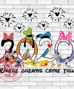 2020 Where Dream Come True Png, Disney Png, Happy 2020 Png