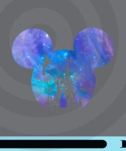 2020/2021 Family Disney, Disneyworld, Disneyland, Galaxy Mickey Head, Minnie Mouse Hologram, Vacation Magic Kingdom, Customizable Png