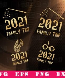 2021 Family Trip, Universal Studio Family, Family Vacation, Gift for Family, Summer Vacation, SVG PNG DXF, EPS, PDF