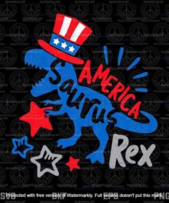 4th of July Svg, Patriotic Dinosaur Svg, America Saurus Rex Svg, independence day , Boys Dino Cut Files, USA T-Rex Svg Dxf Eps Png, Kids Svg, Silhouette Cricut Layered Svg, Svg Eps Png Dxf