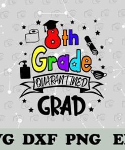 8th Grade Graduation Quarantine, Grad Gifts, Senior 2021 Graduate, 2021 Graduate, Custom Grade,