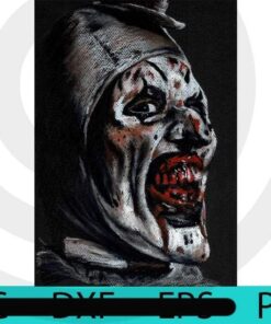 A is for Art the Clown, Halloween 2021 art, Halloween, Halloween Theme, Scary Halloween Gift, Customizable PNG