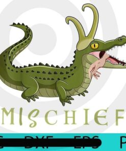 Alligator Loki gator Croki Crocodile God of Mischief, Movie fan, Customizable PNG