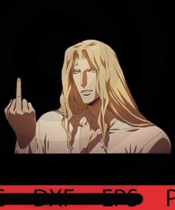 Alucard flipping Middle finger , Halloween, Halloween 2021, 2021 Halloween, Halloween Theme, Halloween Gift, Scary Art, Funny Art, Cute Awesome Art, Customizable PNG