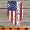 American Faith, Christian,Jesus ,God, Crucifix, American Flag, gift For Friend Svg Eps Png Dxf