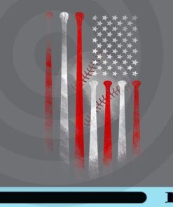 American Flag Vintage Baseball Flag, Dad, Mom, USA Flag, Distressed Flag, Baseball Lovers, Softball, USA Lovers, Customizable Png