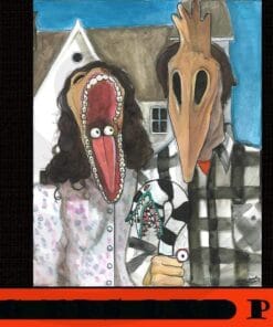 American Gothic ft. Beetlejuice, The Nightmare Before Christmas, Halloween 2021, Disney Film, Customizable PNG