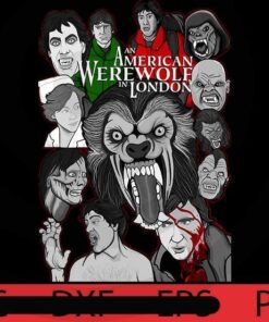 American Werewolf, Halloween 2021 art, Happy 2021 Halloween, Halloween Theme, Scary Halloween Gift, Customizable PNG