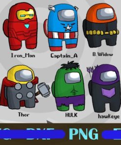 Among us parody Super Hero Marvel Png, Video Game Png, Among Us Customizable Png