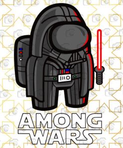 Among Us Star Wars Among Wars , Among Us, Gamer, Video Games, Among Us Lovers Layered Svg, Svg Eps Png Dxf