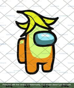 Among Us Svg, Among Us Banana Svg, Funny Video Game Svg, Gamer Gift, Matching Custome Design, Svg Customizable Layered Svg, Svg Eps Png Dxf