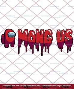Among Us Svg, Funny Game Svg, Horror Among Us Svg Customizable Layered Svg, Svg Eps Png Dxf
