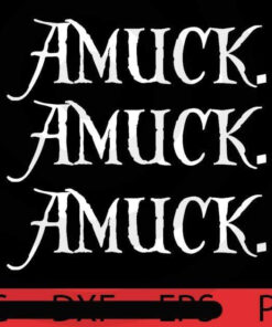 Amuck, Halloween, Halloween Theme, Halloween Art, Halloween 2021, 2021 Halloween, Halloween Gift, Scary Art, Cute Awesome Art, Funny Gift, Customizable PNG