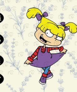 Angelica Pickles Rugrats Nickelodeon, Angelica Charlotte Pickles, film, cartoon,Free-to-air, Layered SVG, DXF, PNG, EPS