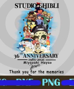 Anniversary Png , Miyazaki Hayao Png, Thank You For The MemoriesPng, Anime Png, Cartoon Customizable Png