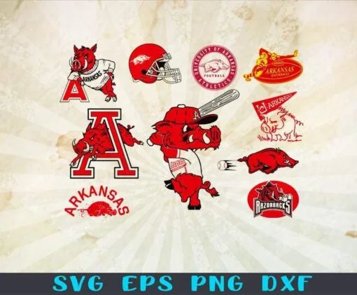 Arkansas Razorbacks men's basketball, University of Arkansas, Arkansas Logo, Baseketball Fan, Layered Svg Eps Png Dxf