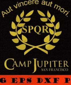 Aut vincere aut mori SPQR Camp Jupiter children SVG