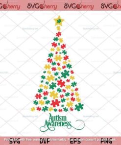 Autism Awareness svg, Autism Tree svg, Autism Customizable Layered Svg, Svg Eps Png Dxf