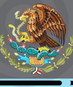 Aztec Mexico, Mexican Flag, Eagle, Mexican Eagle Snake Flag, Mexico Flag, Eagle And Snake, Customizable Png