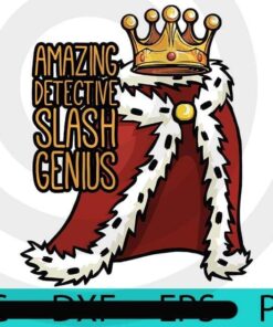 B99 Amazing Detective Slash Genius, Halloween, Halloween 2021, 2021 Halloween, Halloween Theme, Halloween Gift, Scary Art, Funny Art, Cute Awesome Art, Customizable PNG
