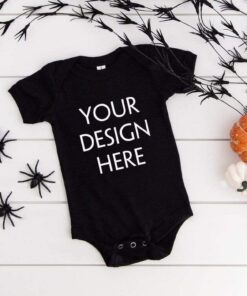 Baby Mockup, Baby Bodysuit Mockup, BLACK, Baby Mock up, Bella Canvas Mockup, Bella Canvas 100B Mockup, Baby Mock-up Stock Photo