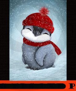 Baby penguin, Happy Christmas X-mas, Christmas Day, Christmas Gift, Customizable PNG