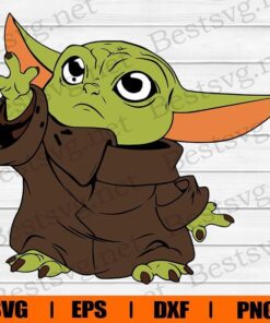Baby Yoda Bundle, Mandalorian Baby , Star Wars Fans , Disney Lover, Star Wars Cartoon, Disney Cartoon, Svg Eps Png Dxf