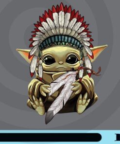 Baby Yoda, Star Wars, Indigenous Yoda, Yoda Fans, Grogu, Native Customizable Png