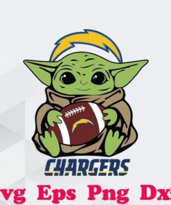 Baby Yoda Star Wars Los Angeles Chargers , NFL Team, Baby Yoda Lovers, Star Wars Fans, svg, png, dxf, eps