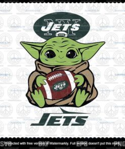 Baby Yoda Star Wars, New York Jets Svg, NFL Svg, Football svg, Football svg, Customizable Layered Svg, Svg Eps Png Dxf