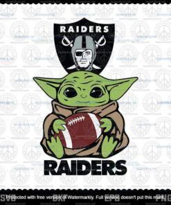 Baby Yoda Star Wars svg, Las Vegas Raiders svg, NFL svg, Football svg, Raiders svg, Customizable Layered Svg, Svg Eps Png Dxf