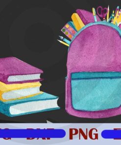 Back to School student class teacher book Design Bundles Customizable PNG