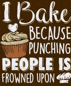 Baking Lover Punching People, Baker & Cupcake, Cupcake Lovers , Baking Lovers Svg Eps Png Dxf