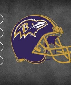 Baltimore Ravens Football Helmet SVG, NFL Svg, Ravens Svg, Love Football, Football Lovers SVG PNG DXF, EPS, PDF