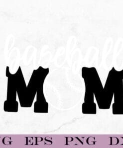Baseball Mom, Funny Softball, Mom, Mother's Day 2021, Softball Mom, Baseball Lover, Sport Lovers, Layered SVG, DXF, PNG, EPS