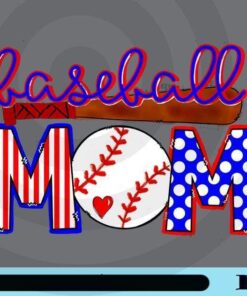 Baseball Mom, Mom Gift, Mother's Gift, Gift for Mom, Love Baseball, Baseball Lovers, Softball, Baseball, Customizable Png