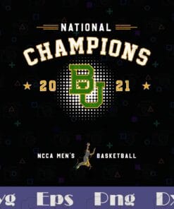 Baylor National Championship 2021, NCCA's Mens, Basketball, Layered SVG, DXF, PNG, EPS