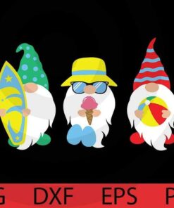 Beach sport, Summer Gnomes Bundle Summer time Cute Gnomes Customizable Layered Svg, Svg Eps Png Dxf