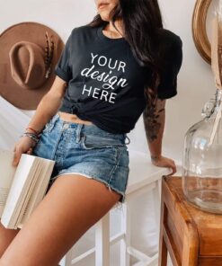Bella Canvas 3001 mockup. Bella Canvas white shirt mockup. Tshirt mockup. Mockup model. Black shirt mockup. 3001 bella canvas mockup