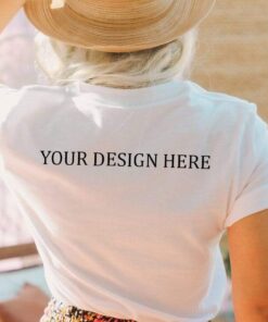 Bella Canvas 3001 Mockup, White Shirt, Model Mockup, Boho Mock up, Front and Back