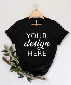 Bella Canvas 3001 Tshirt Mockup- Bella Canvas Shirt- 3001 Mock- Black Mockup - Fall Mockup - Model Mockup JPG- PNG Digital Mockup