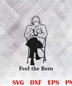 Bernie Sanders Inauguration, Bernie Sitting Meme, Bernie Mittens Meme, Bernie Sanders, Bernie Mittens Sitting Layered Svg, Svg Eps Png Dxf