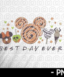 Best Day Ever Color T-Shirt, Disney Halloween, Matching Outfits, Mickey, Scary, Disneyworld, Disneyland, Minnie, Trick Or Treat, Villian Customizable PNG