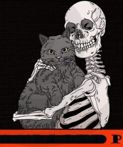 Best Friends, Cat skeleton Halloween 2021, Halloween Theme, Horror Halloween, Funny Scary Cute Halloween gift, Customizable PNG