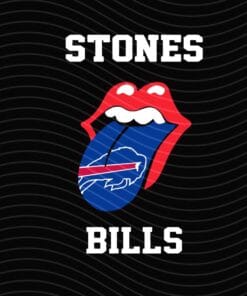 Bills Rolling Stones, Rock And Roll, Mouth Art, Rolling Stones Lips With Tongue Out, Rolling Stones Logo, music, Layered SVG, DXF, PNG, EPS