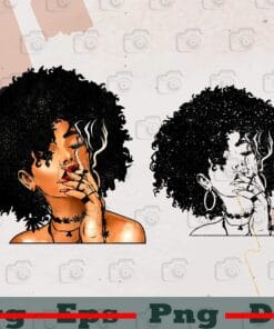 Black Woman Smoking, Diva Smoking, Black Girl Smoking Weed , High Life , Afro Black Girl, Smoking Girl, Png